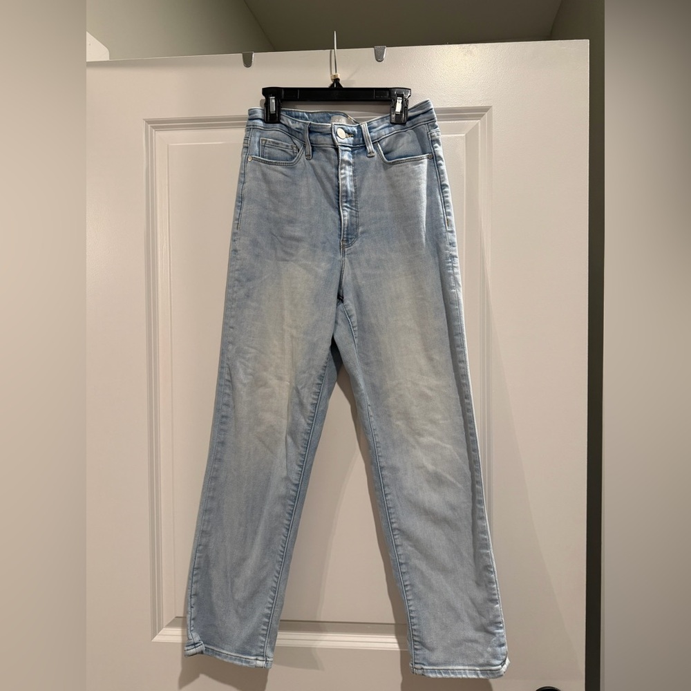 Athleta Stretchy Sculptek Light Wash High-Rise Straight Women’s Jeans